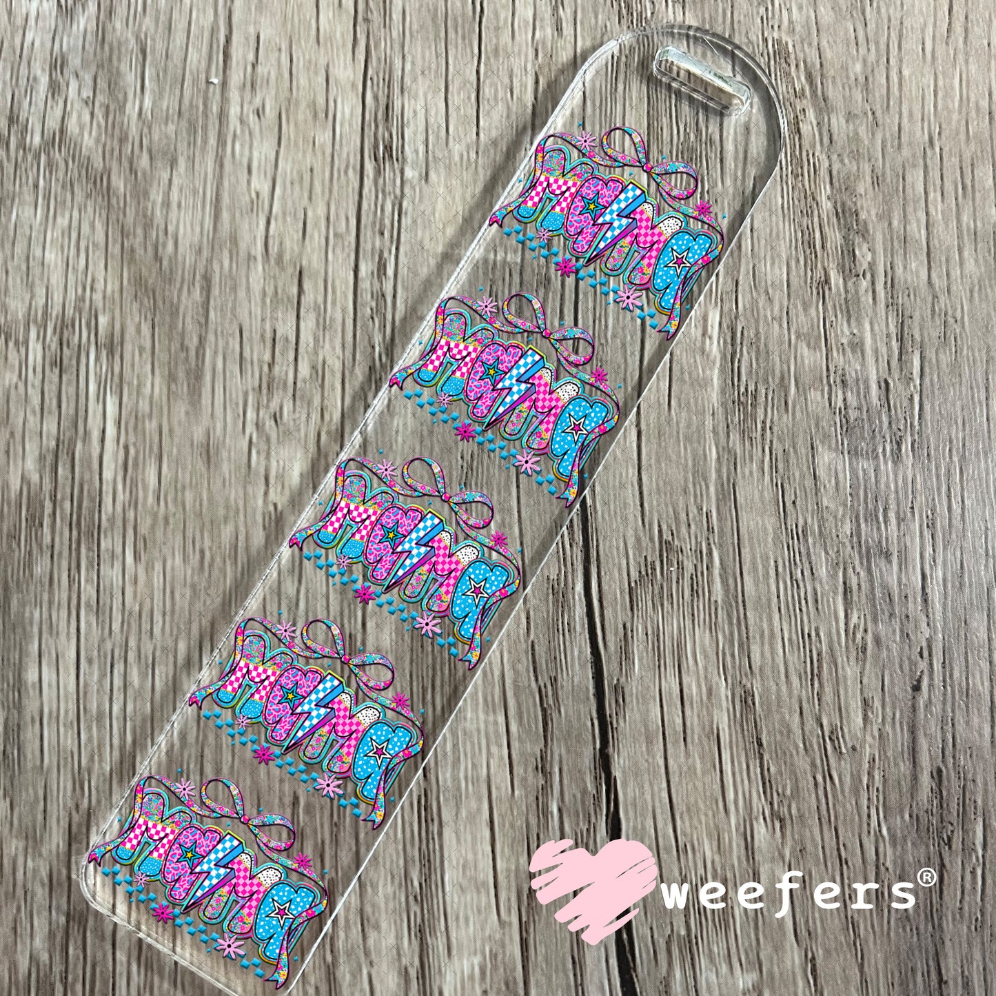 UV DTF Decal - Preppy Mama Bookmark Weefers