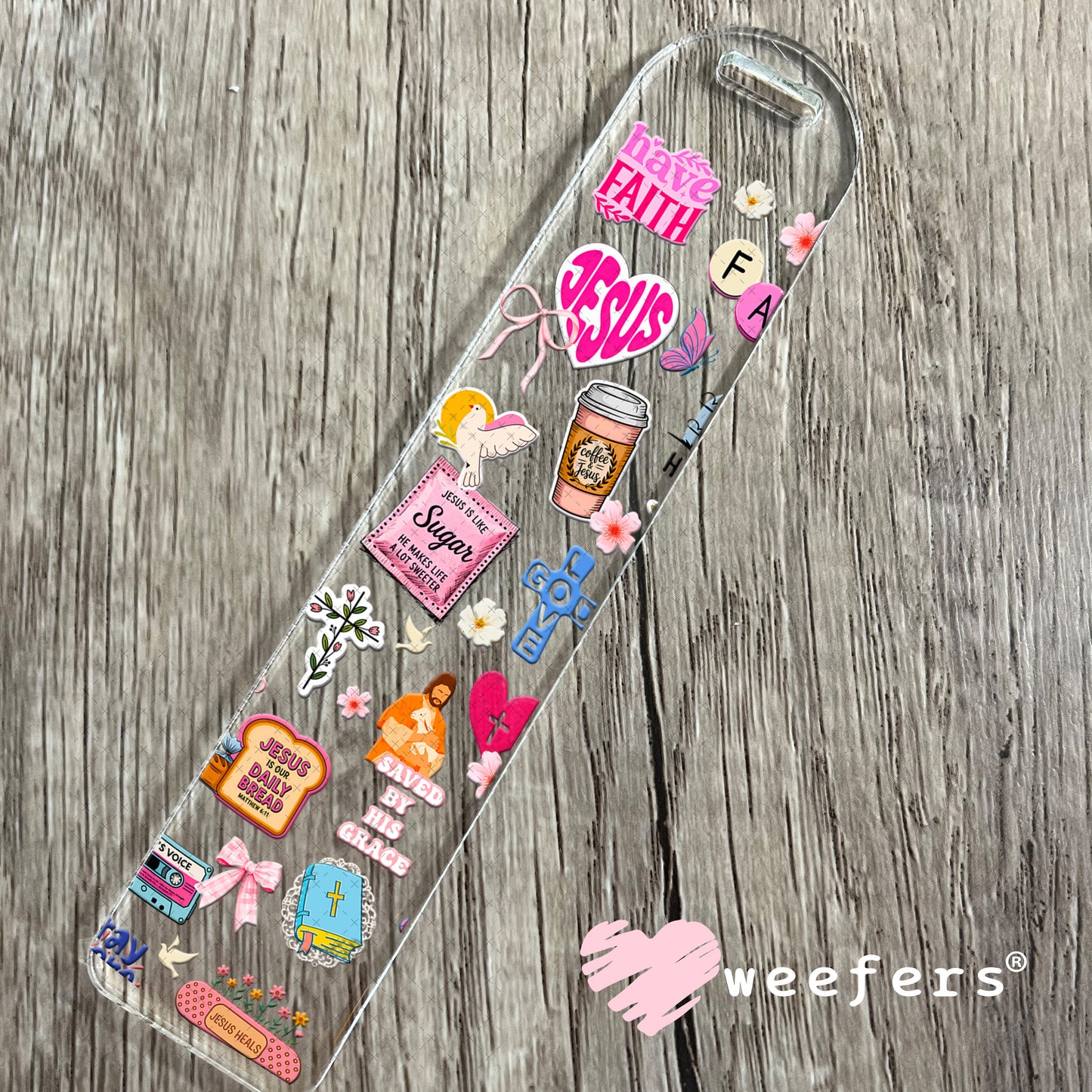 UV DTF Cup Wrap – Christian Faith Jesus Bookmark Weefers