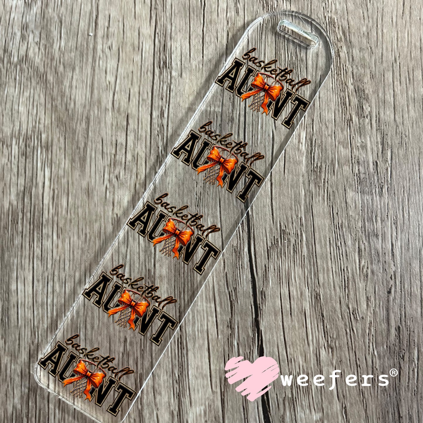 UV DTF Decal - Basketball Aunt Bookmark Weefers