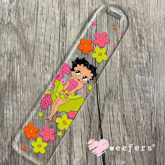 UV DTF Cup Wrap – Betty Boop Pink Green Bookmark Weefers