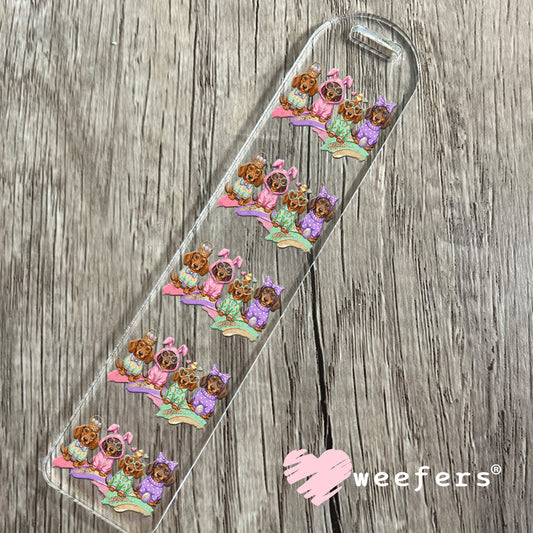 UV DTF Decal - Easter Dachshund Bookmark Weefers