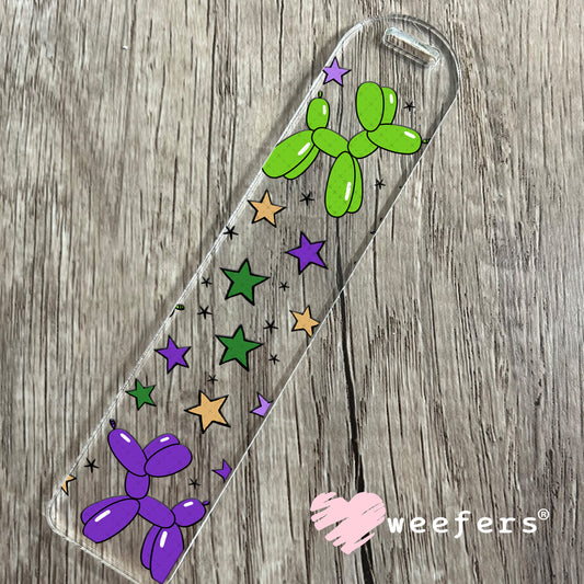 UV DTF Cup Wrap – Mardi Gras Balloon Dogs Bookmark Weefers