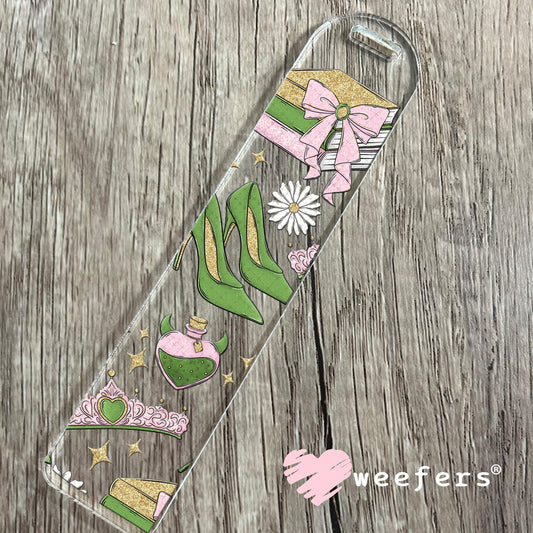 UV DTF Cup Wrap – Princess Vibes Green and Pink Bookmark Weefers