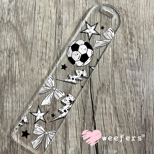 UV DTF Cup Wrap – Soccer Black and White Bookmark Weefers
