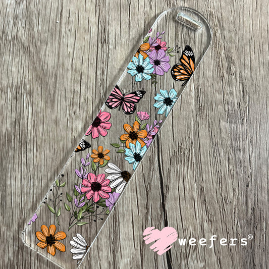 UV DTF Cup Wrap – Butterflies and Flowers Bookmark Weefers