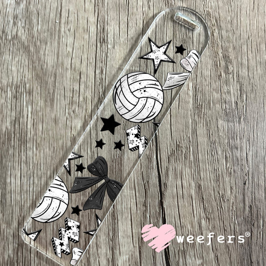 UV DTF Cup Wrap – Volleyball Black and White Bookmark Weefers