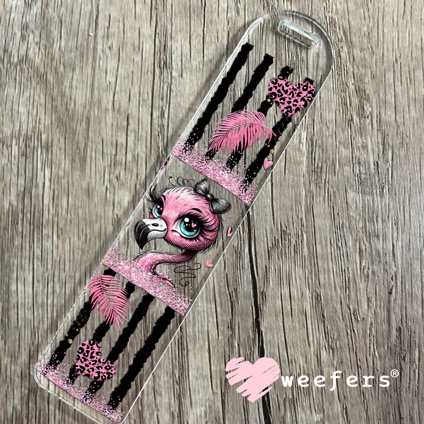 UV DTF Cup Wrap – Bougee Flamingo Bookmark Weefers