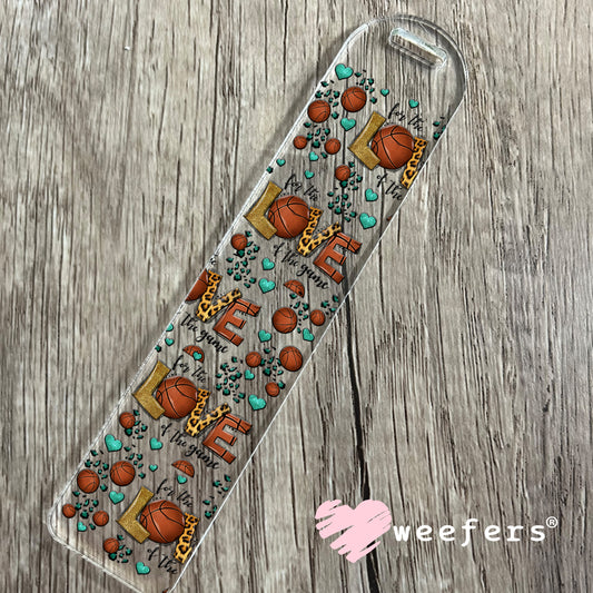 UV DTF Cup Wrap – For the Love of the Game Basketball Bookmark Weefers