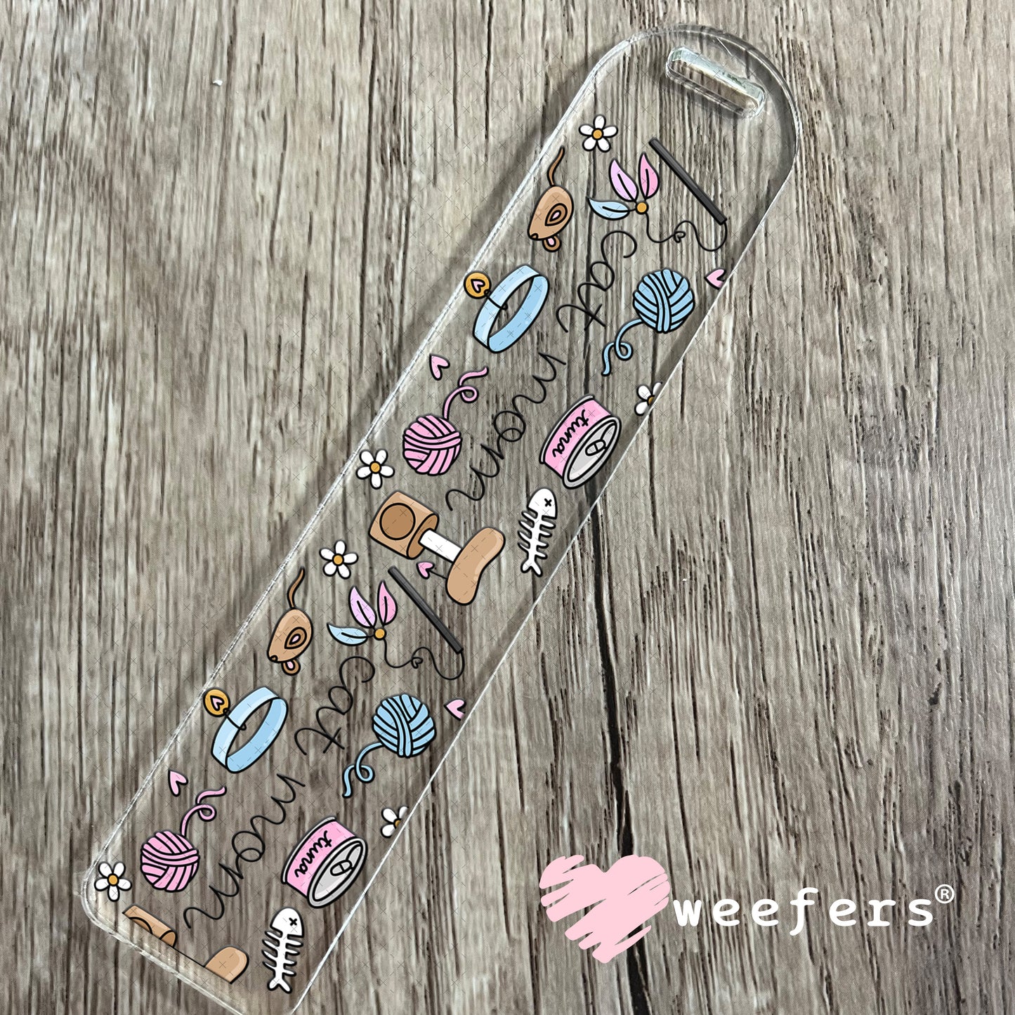 UV DTF Cup Wrap – Cat Mom Toys Bookmark Weefers