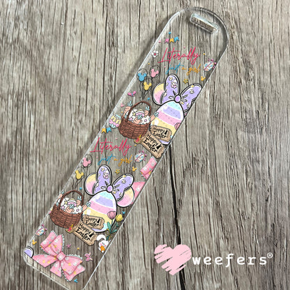 UV DTF Cup Wrap – Literally Just a Girl Easter Bookmark Weefers