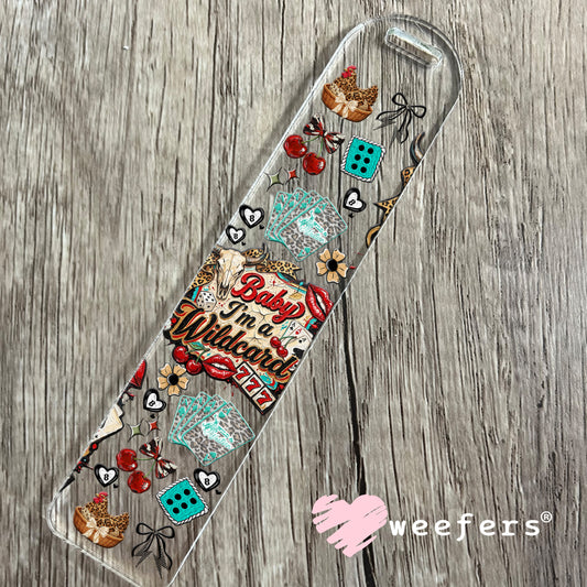UV DTF Cup Wrap – Baby I'm a Wildcard - Weefers Exclusive Bookmark Weefers
