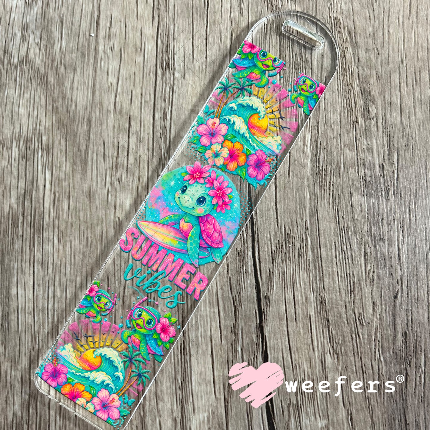 UV DTF Cup Wrap – Summer Vibes Seaturtles Bookmark Weefers