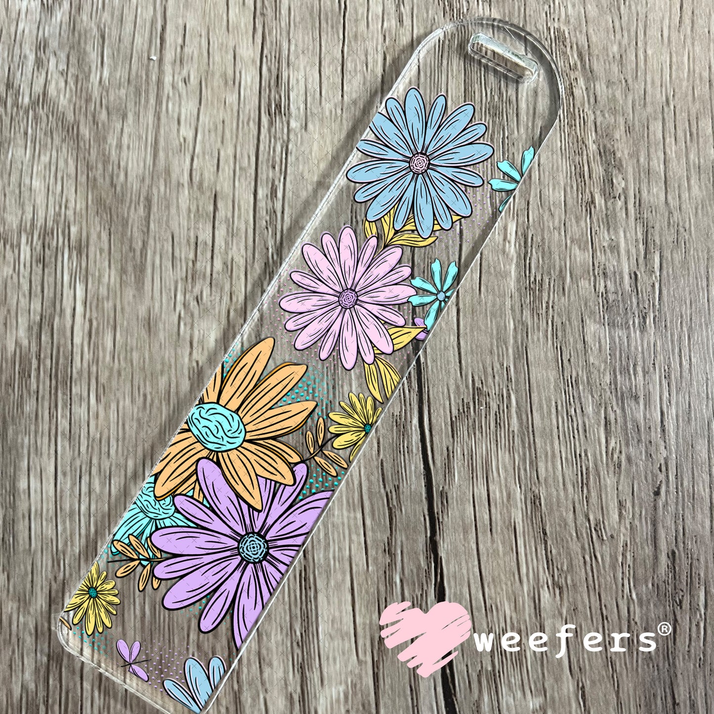 UV DTF Cup Wrap – Spring Flowers Bookmark Weefers