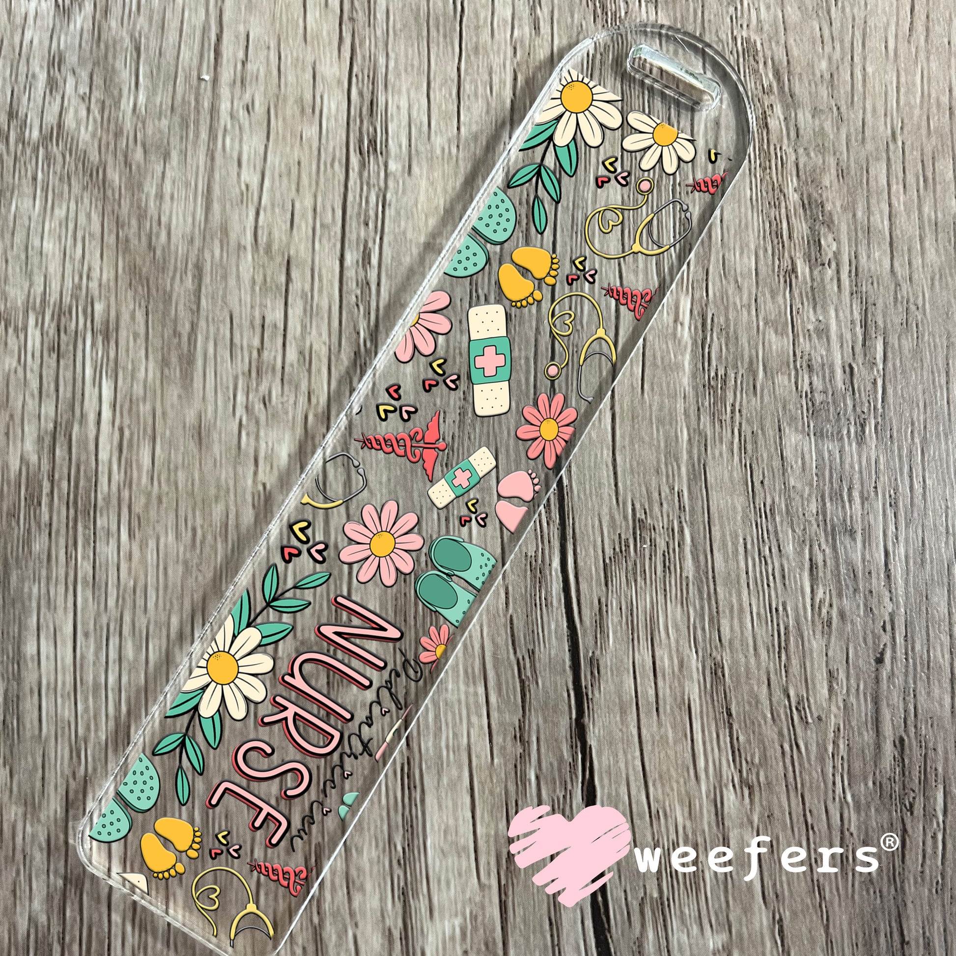 Pediatric Nurse UV DTF Bookmark Decal