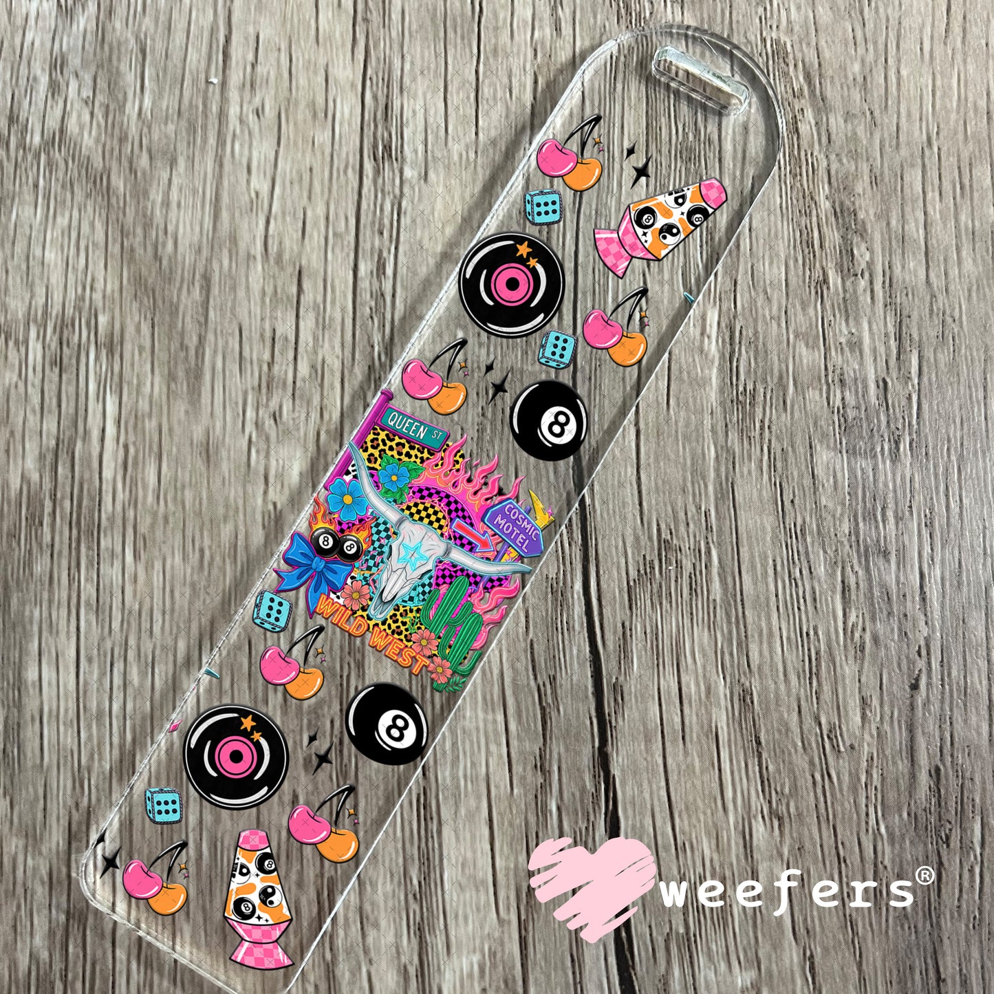 UV DTF Cup Wrap – Cosmic Motel - Weefers Exclusive Bookmark Weefers