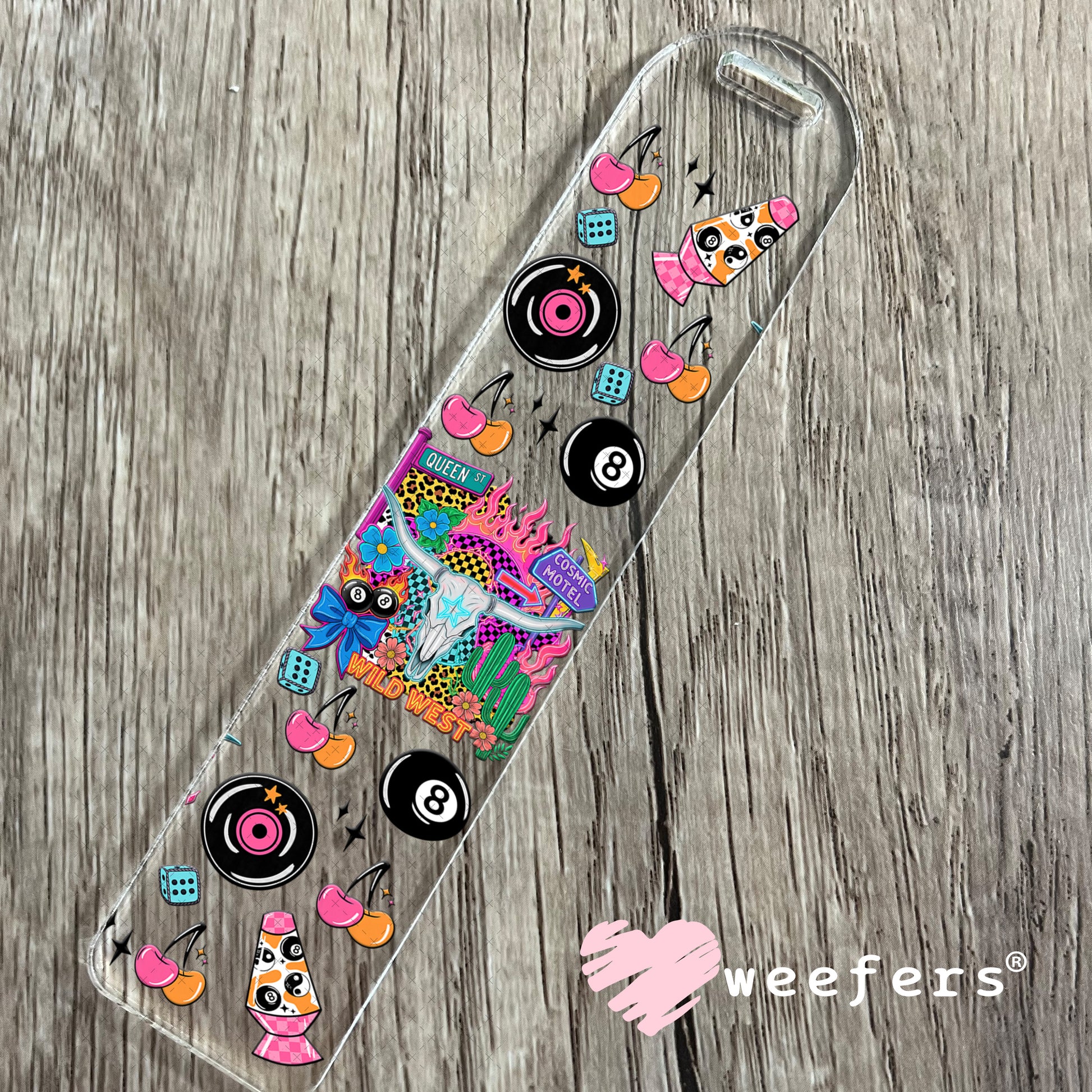 UV DTF Cup Wrap – Cosmic Motel - Weefers Exclusive Bookmark Weefers