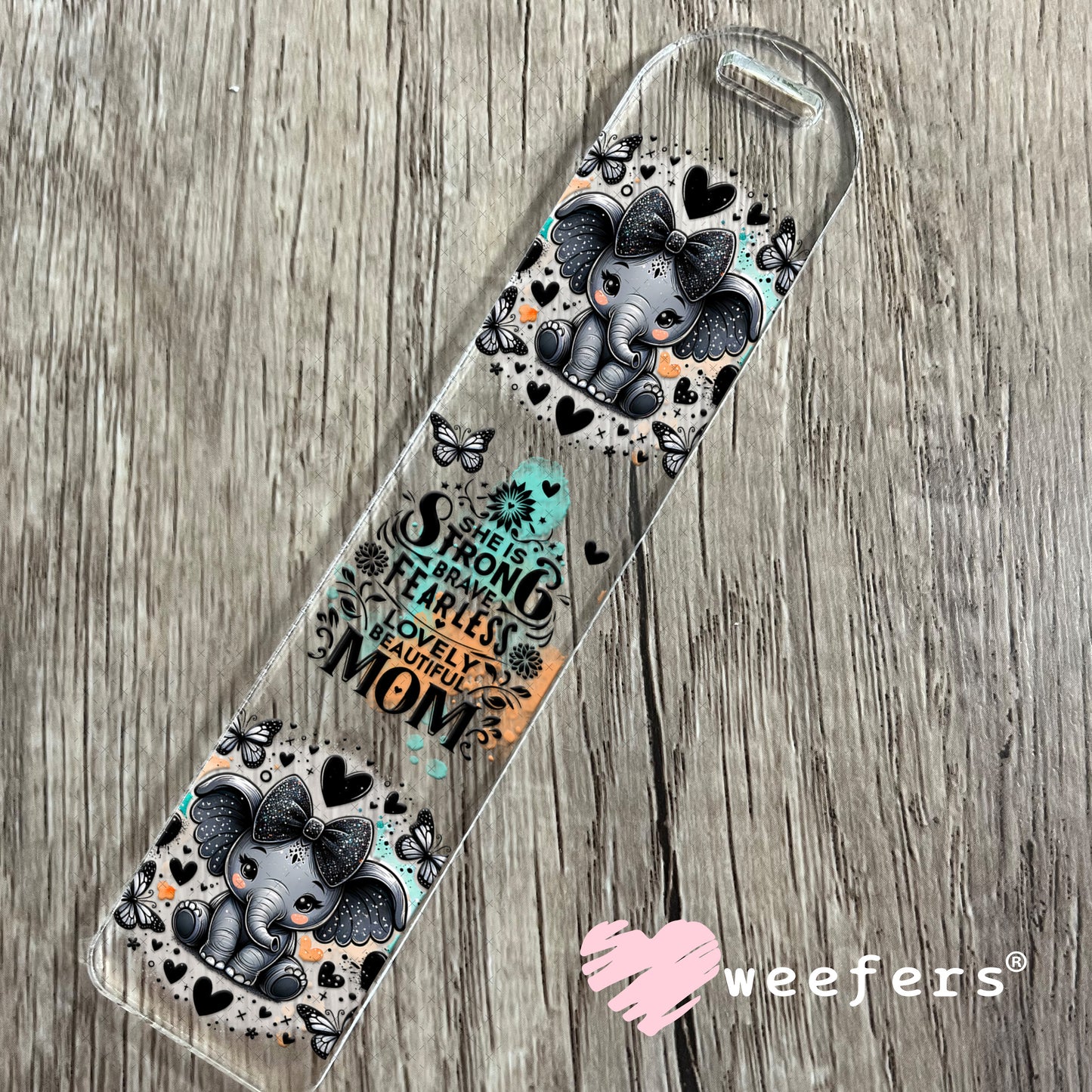 UV DTF Cup Wrap – She is Strong Bookmark Weefers