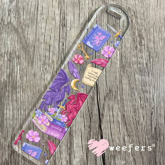 UV DTF Cup Wrap – Fantasy Romance Book Lover Bookmark Weefers