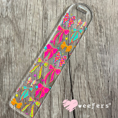 UV DTF Cup Wrap – Retro Bright Bows Bookmark Weefers