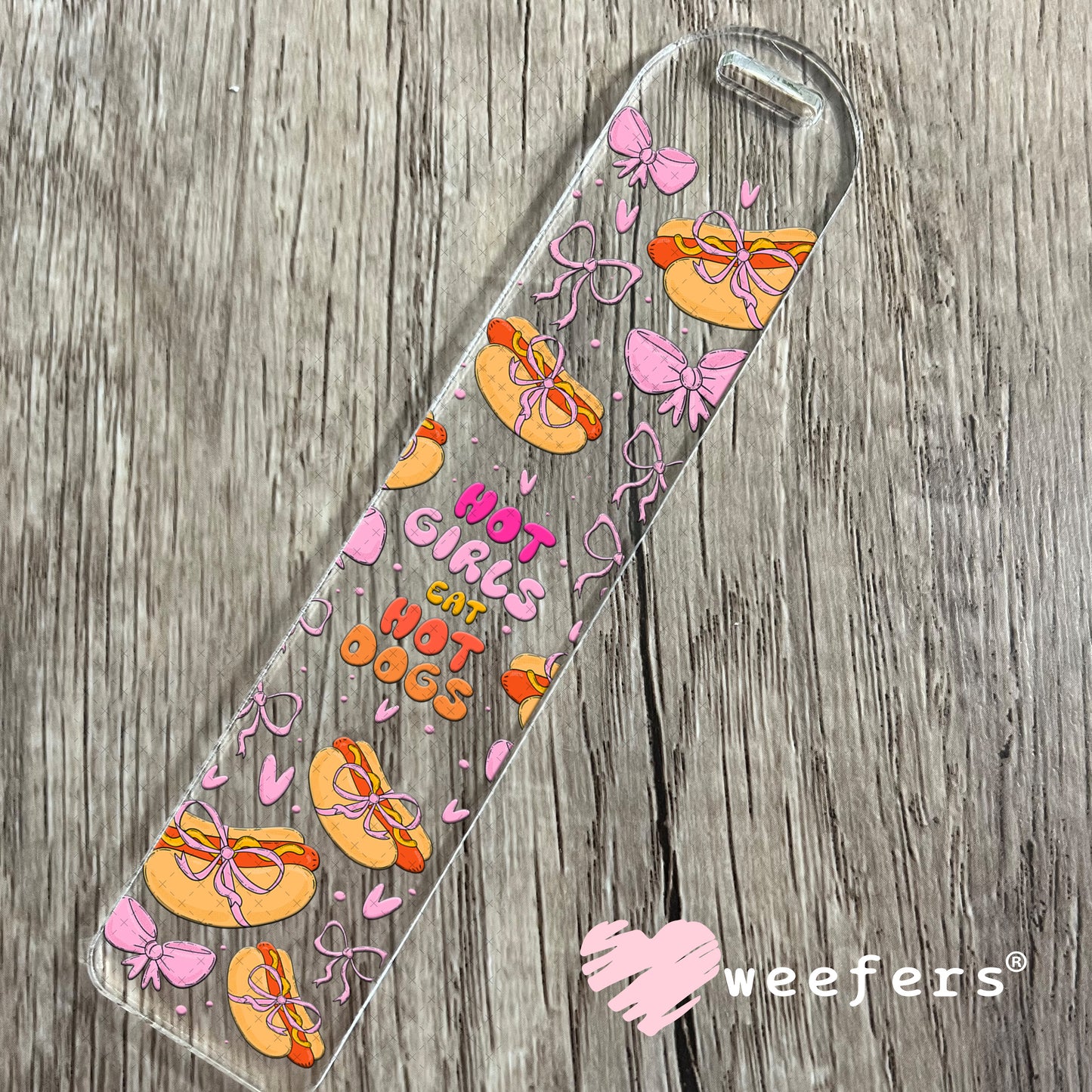 UV DTF Cup Wrap – Hot Girls Eat Hot Dogs Bookmark Weefers