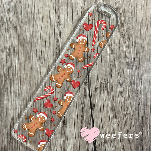 Gingerbread Candy Canes UV DTF Bookmark - Weefers