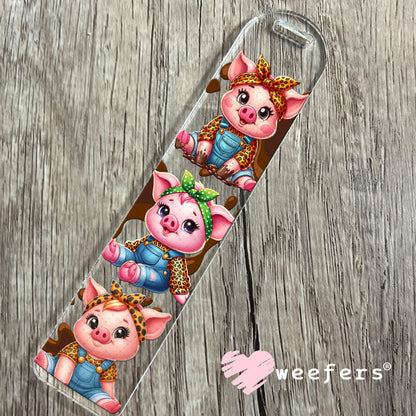 UV DTF Cup Wrap – Bougie Girlfriend Pig Friends Bookmark Weefers