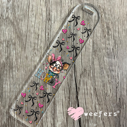 UV DTF Cup Wrap – Howdy Pig - Weefers Exclusive Bookmark Weefers