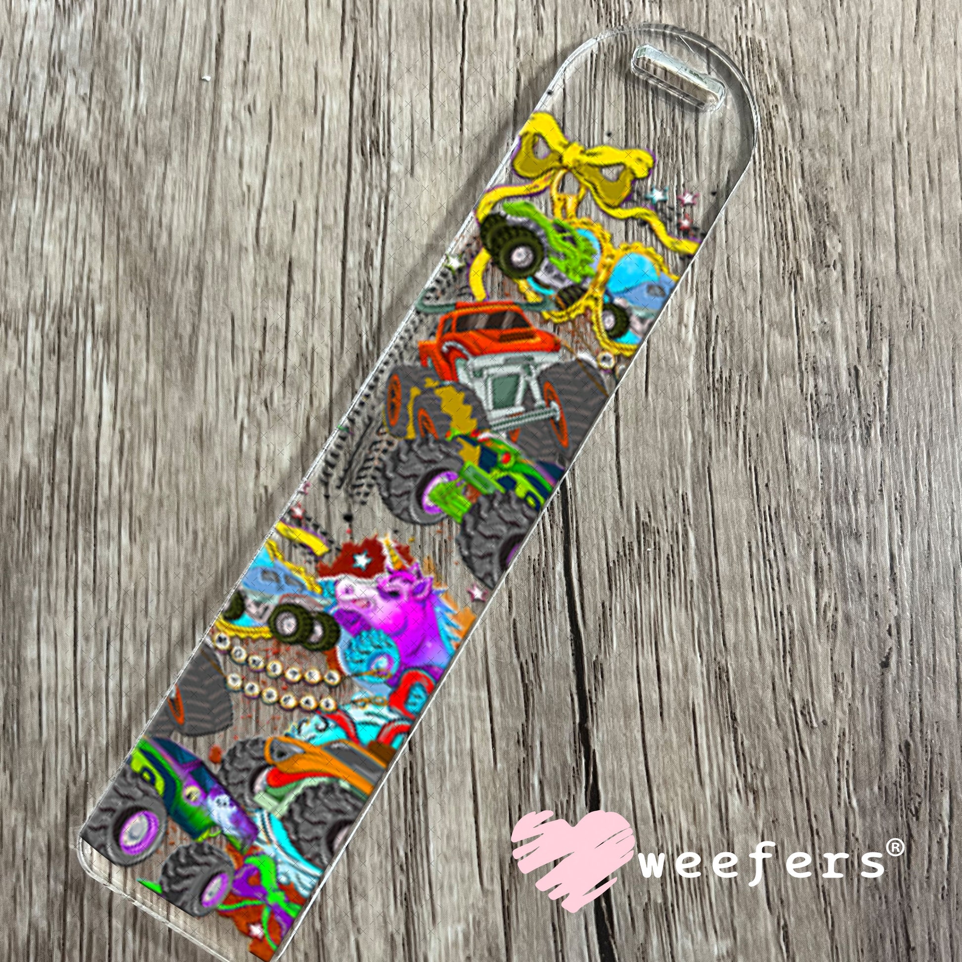 UV DTF Cup Wrap – Monster Truck Bookmark Weefers