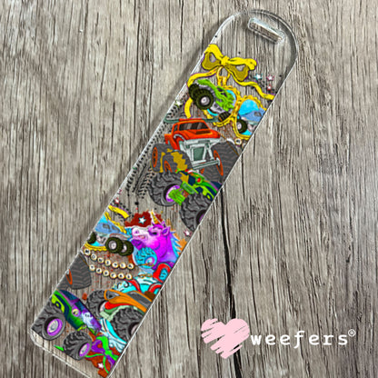 UV DTF Cup Wrap – Monster Truck Bookmark Weefers