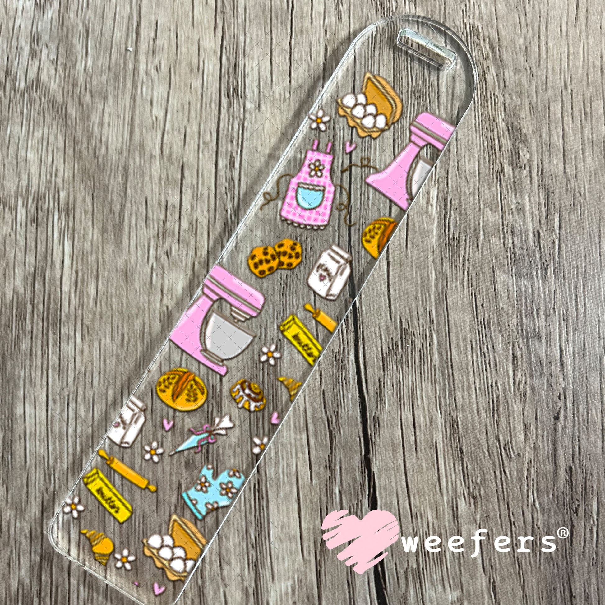 UV DTF Cup Wrap – Bakers Favorite Tools Pink and Blue Bookmark Weefers