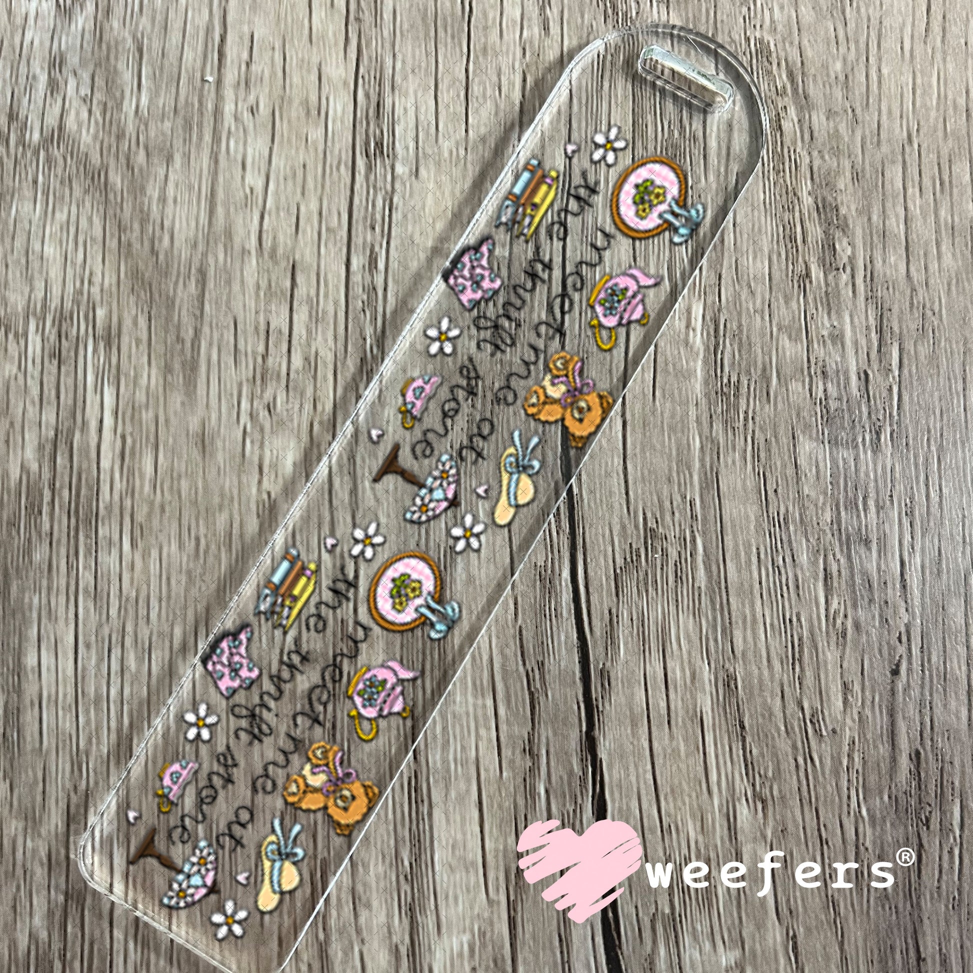 UV DTF Cup Wrap – Meet Me at the Thrift Store Bookmark Weefers
