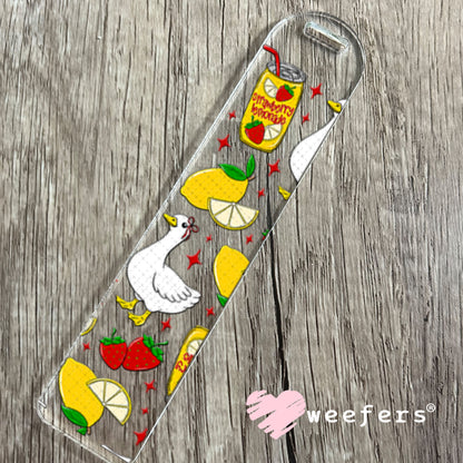 UV DTF Cup Wrap – Strawberry Lemonade Ducks Bookmark Weefers