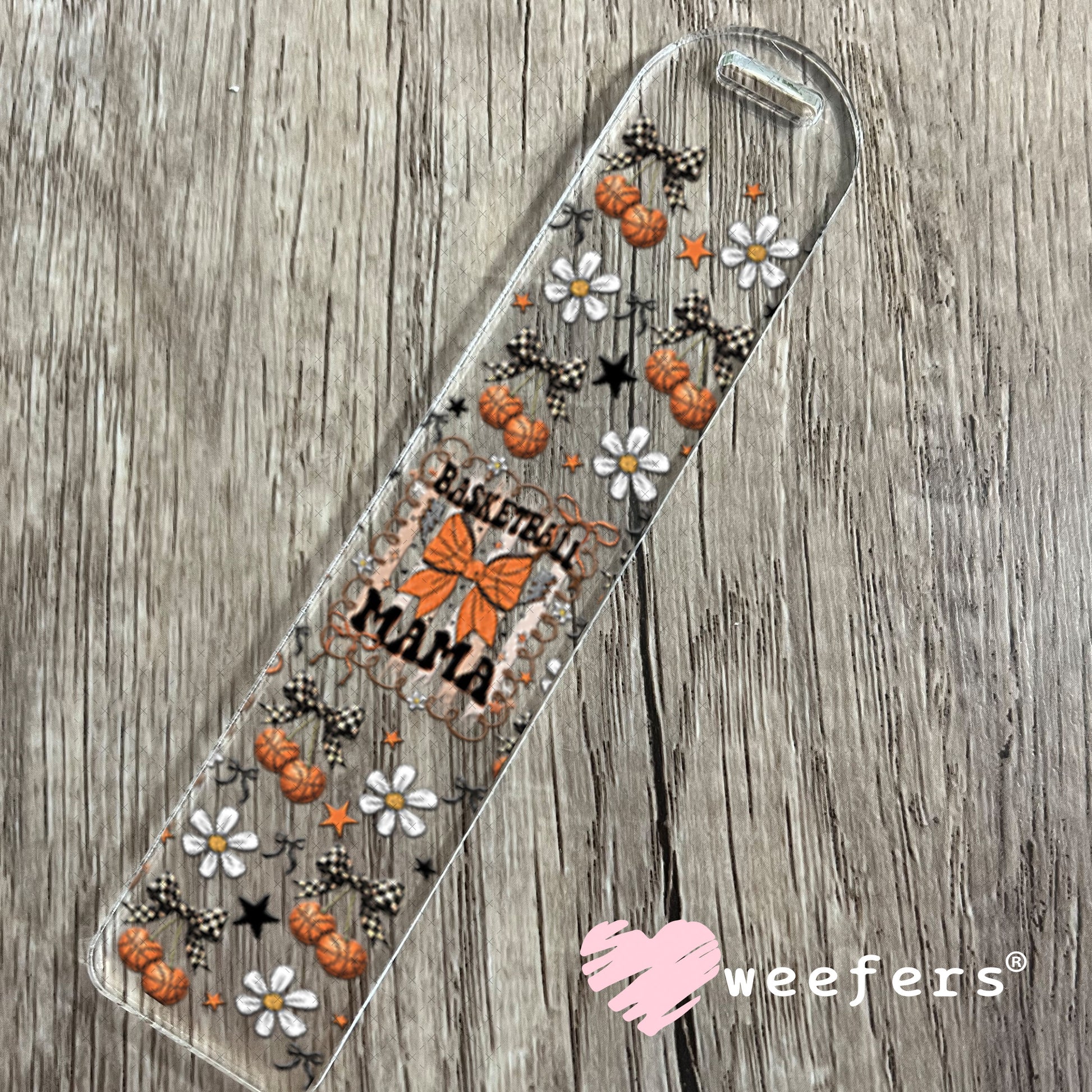 UV DTF Cup Wrap – Basketball Mama Cherry - Weefers Exclusive Bookmark Weefers