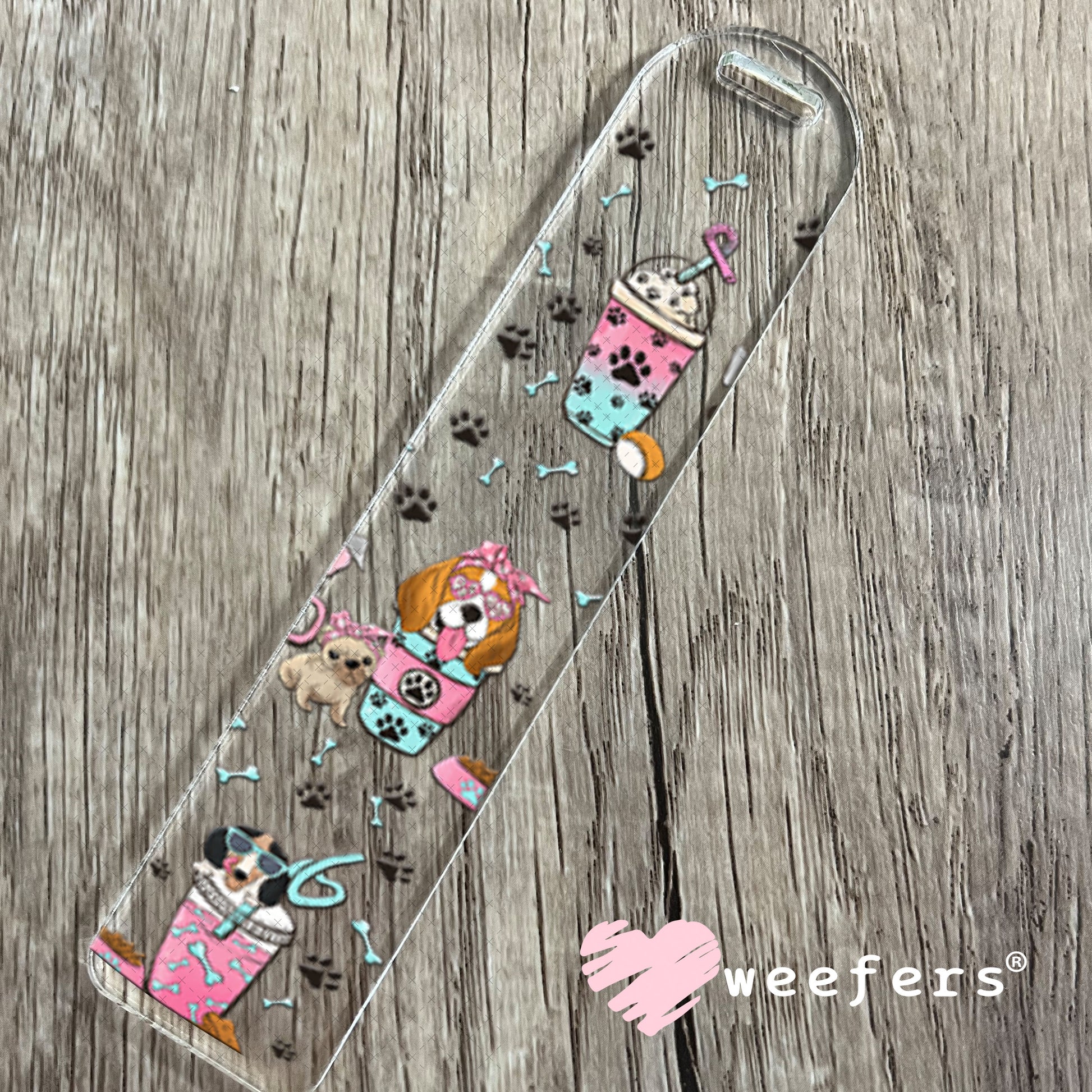 UV DTF Cup Wrap – Dog Mom Coffee Cups Bookmark Weefers
