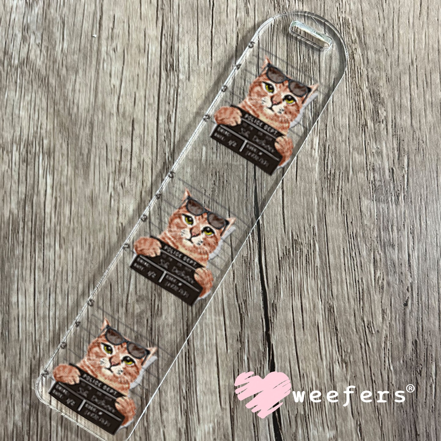 UV DTF Decal - Cat Mug Shot Sofa Destroyer Bookmark Weefers
