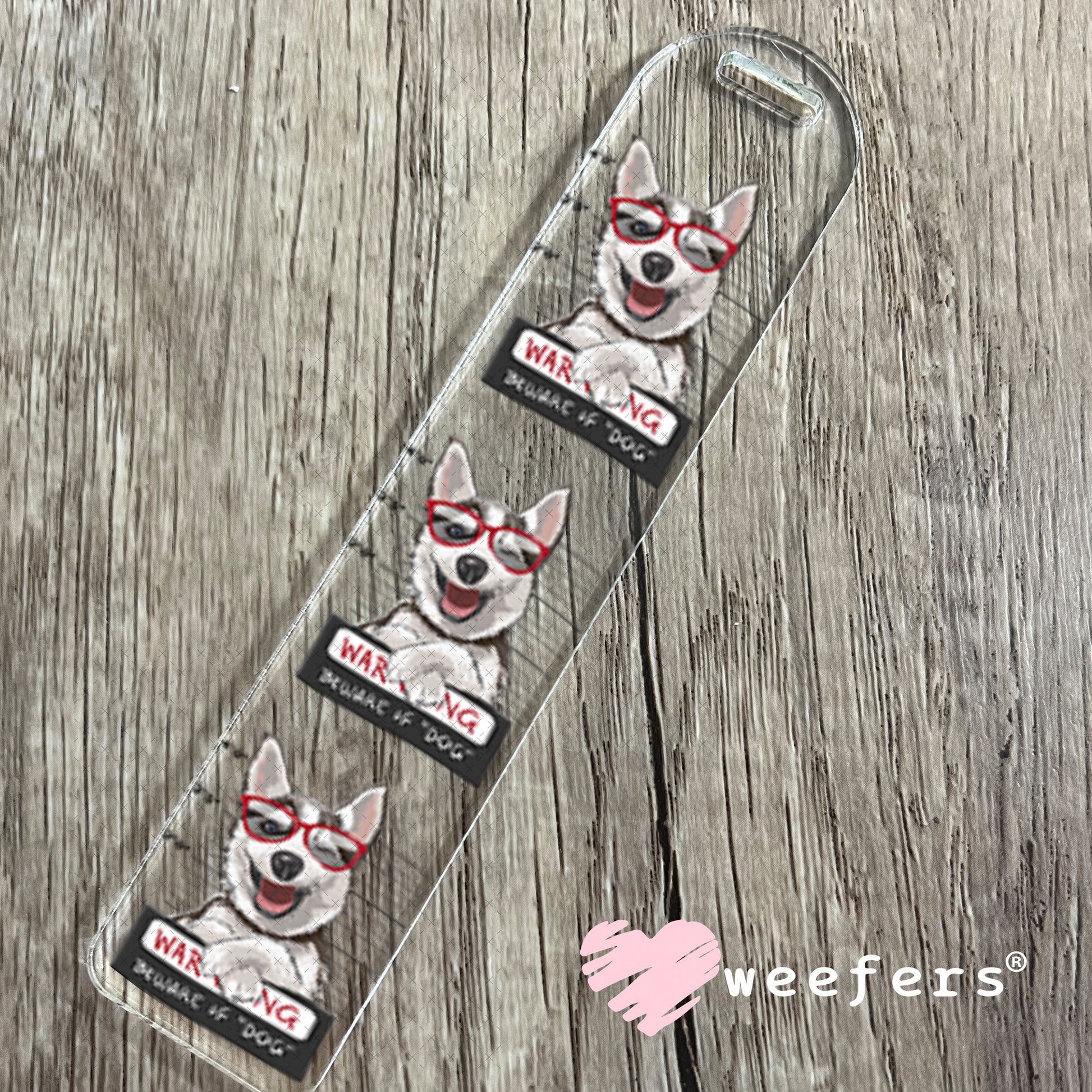 UV DTF Decal - Happy Husky Mug Shot Bookmark Weefers