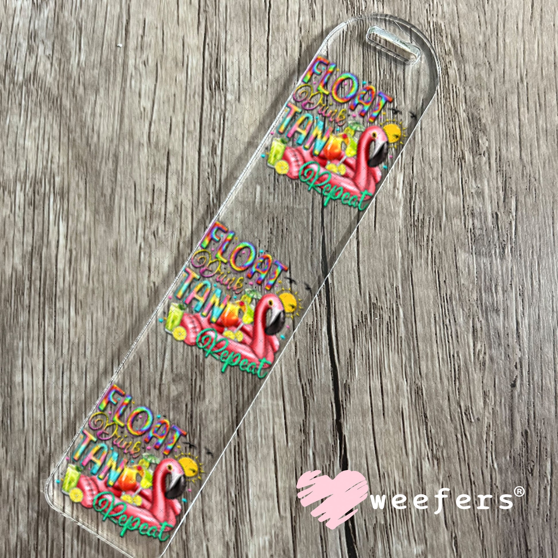 UV DTF Decal - Float Drink Tan Repeat Bookmark Weefers