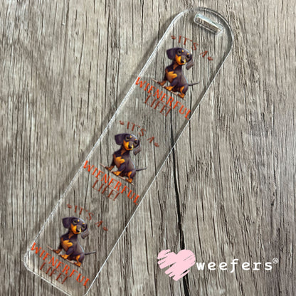 UV DTF Decal - It's a Wienerful Day Bookmark Weefers