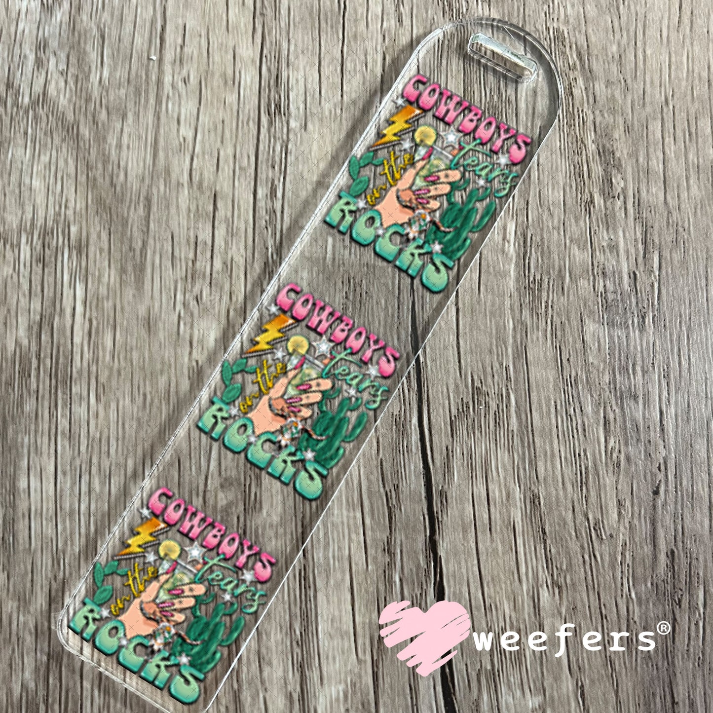 UV DTF Decal -Cowboy Tears Bookmark Weefers