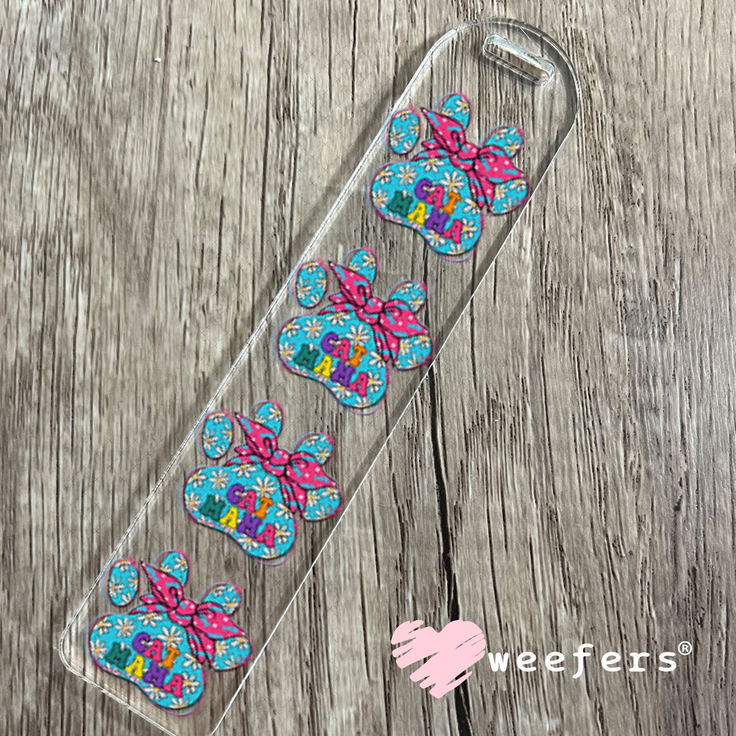 UV DTF Decal -Cat Mama Paw Bookmark Weefers