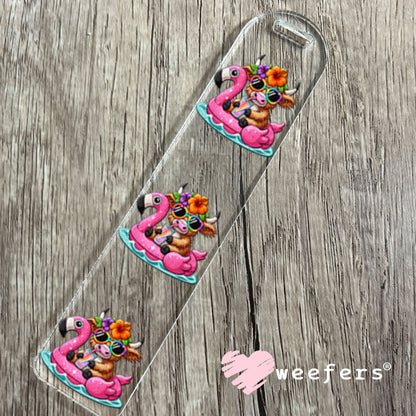 UV DTF Decal - Floating Highlander Cow Bookmark Weefers