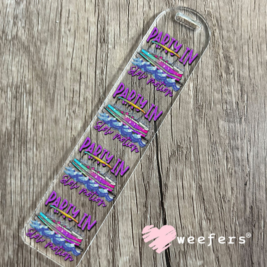 UV DTF Decal - Party in Slow Motion Bookmark Weefers