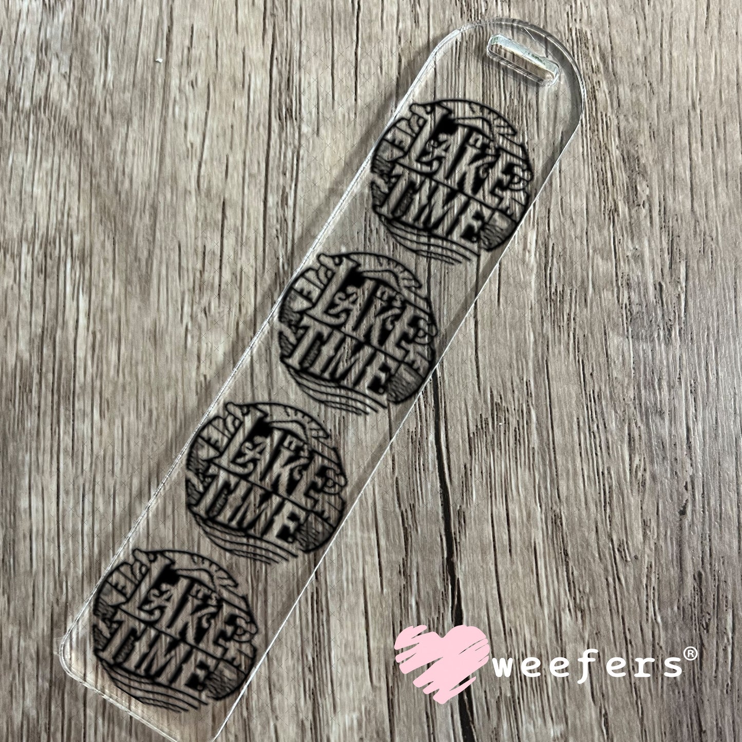 UV DTF Decal - Lake Time Black Bookmark Weefers
