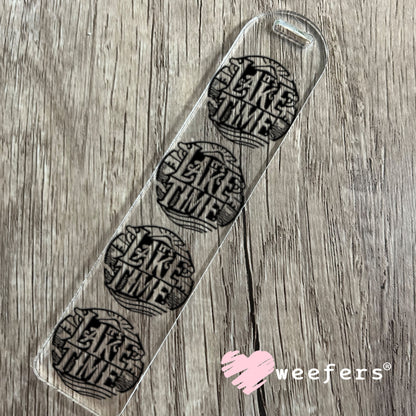UV DTF Decal - Lake Time Black Bookmark Weefers