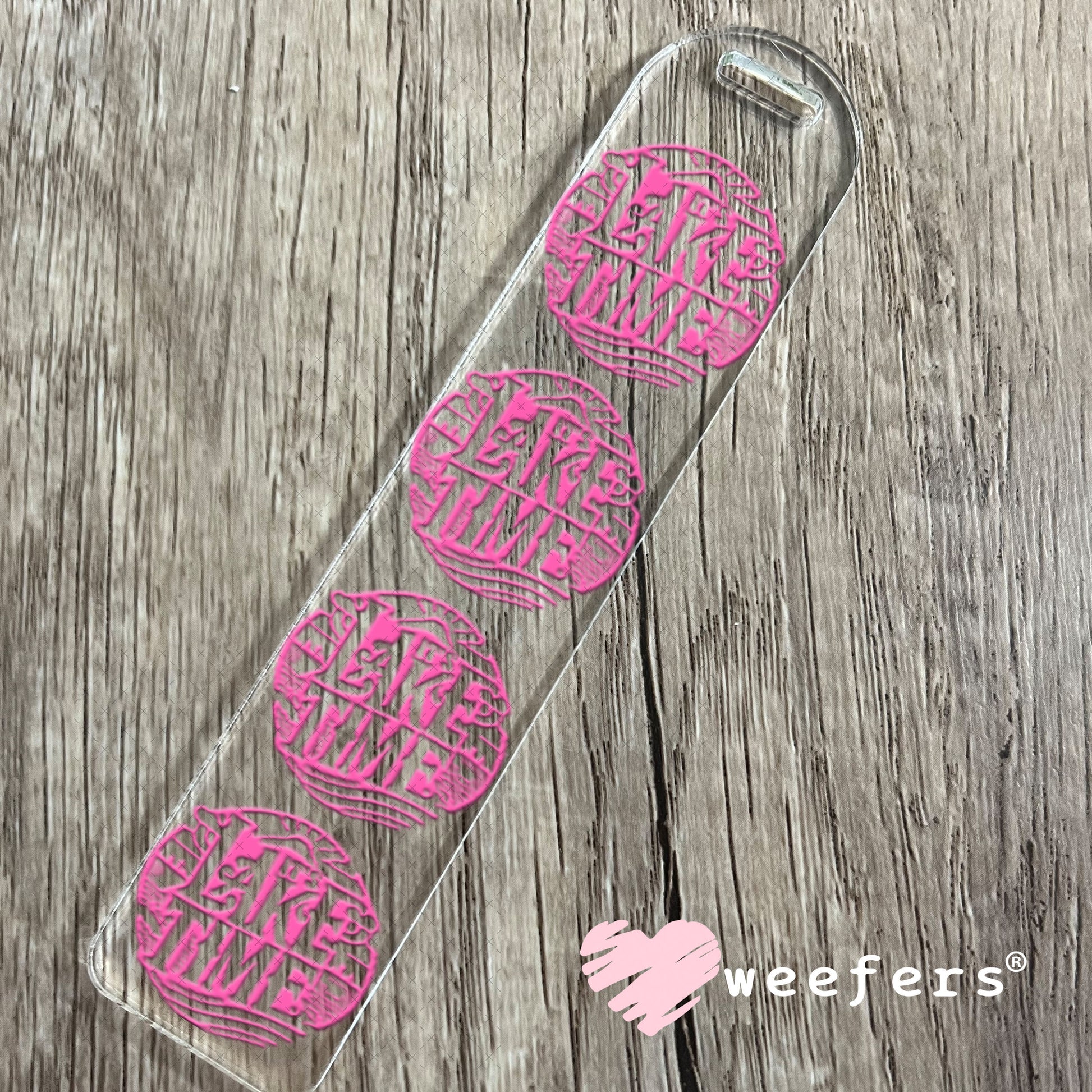 UV DTF Decal - Lake Time Pink Bookmark Weefers
