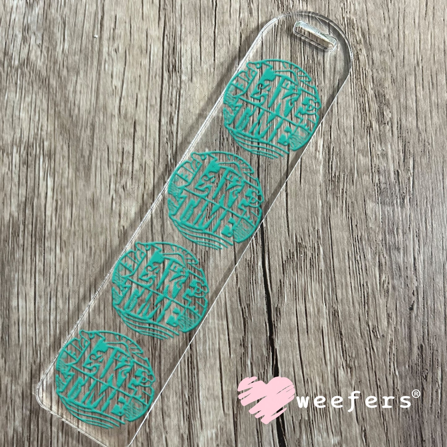 UV DTF Decal - Lake Time seafoam Bookmark Weefers