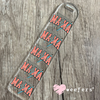 UV DTF Decal - Mama Salmon Lightening Bolt Bookmark Weefers