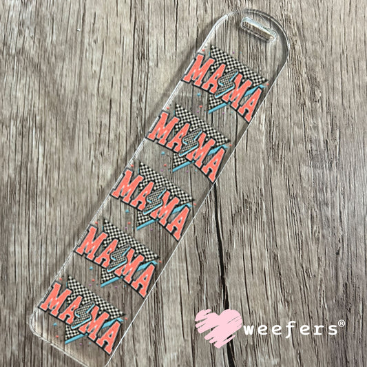 UV DTF Decal - Mama Salmon Lightening Bolt Bookmark Weefers