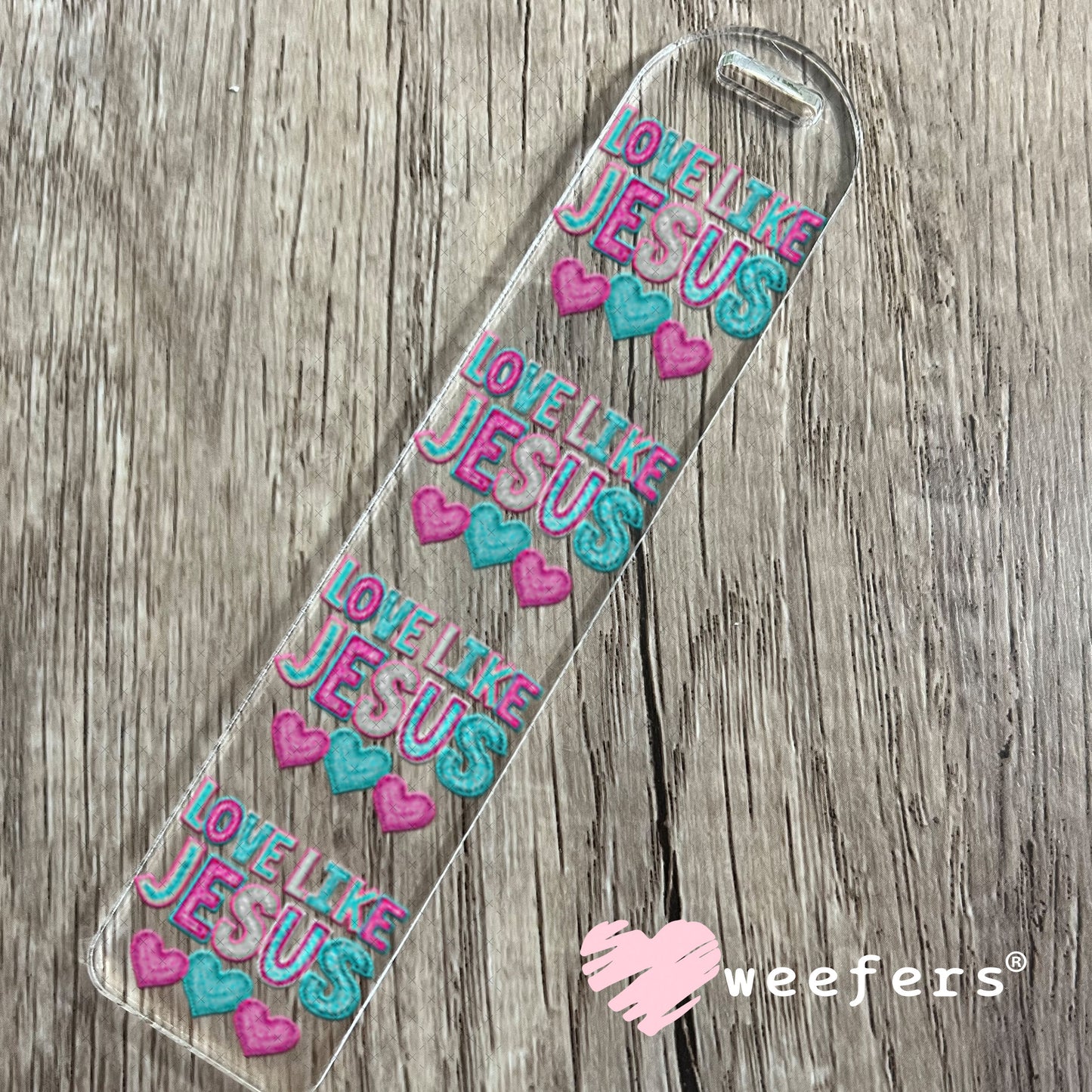 UV DTF Decal - Love Like Jesus Bookmark Weefers