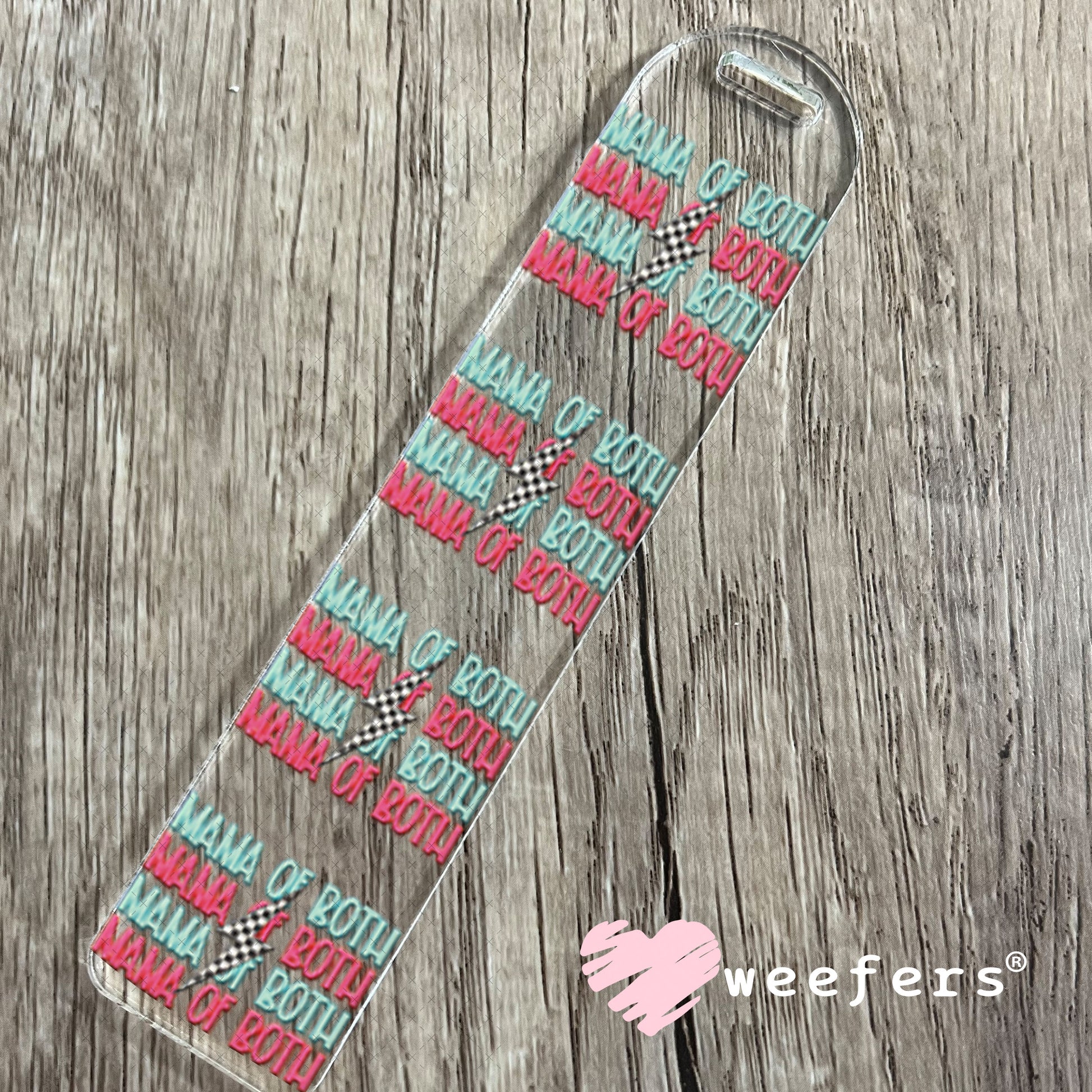 UV DTF Decal - Mama of Both Bookmark Weefers